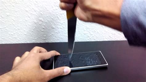 lumia 830 drop test|Nokia Lumia 830 Knife Test and Key Test .